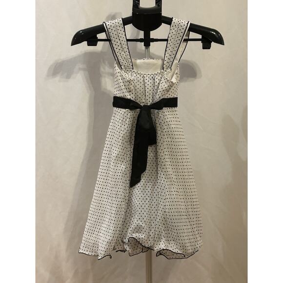 BCX Girl Polka Dot Sleeveless Dress Girls size 10 - Picture 2 of 3